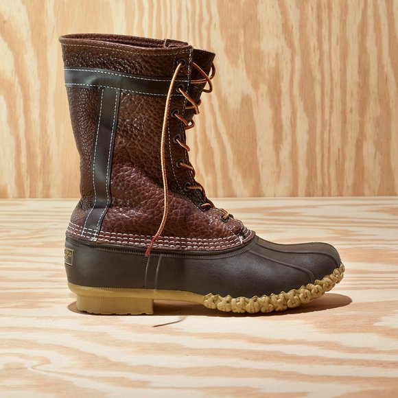 L.L.BEAN x TODD SNYDER Chocolate Bison Leather Bean Boots main image 9
